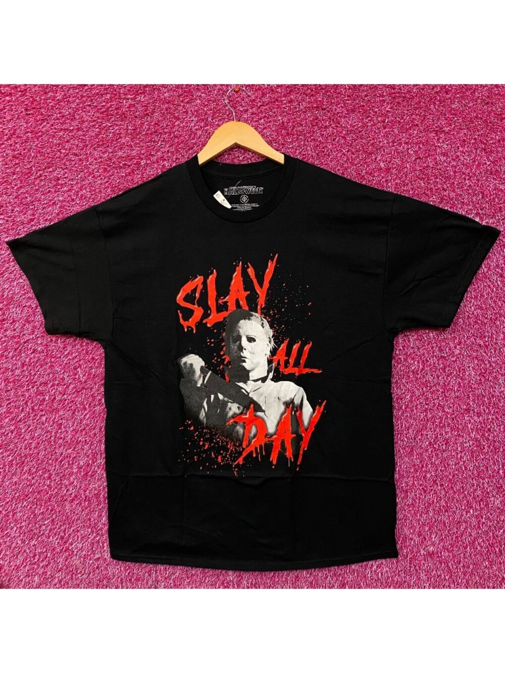 Michael Myers Slay All Day Horror Tshirt size XL